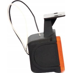 LED markerinė lempa, dešinė, stačiakampė, 24v, oranžinė