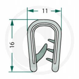 Stiklo sandariklis, 5 m pakuotė