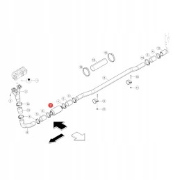 Claas hf35314 hifi filtro hidraulinės alyvos filtras