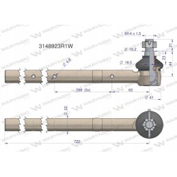 Vairo šarnyras 3148923r1 warynski