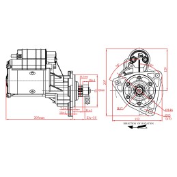 Starteris su pavara jumz utb romania 2 8kw