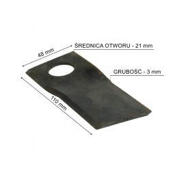 Claas dešinės vejapjovės peilis 105873 0 1058730 52510587