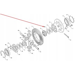 800 Ft 38 220 planetinės pavaros poveržlė