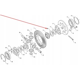 800 Ft 38 220 planetinės pavaros poveržlė