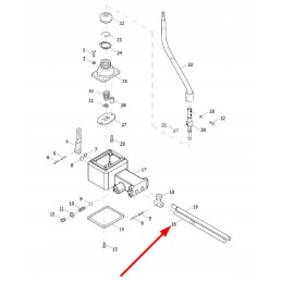 Te250 373f 1 05 pavarų perjungimo velenas
