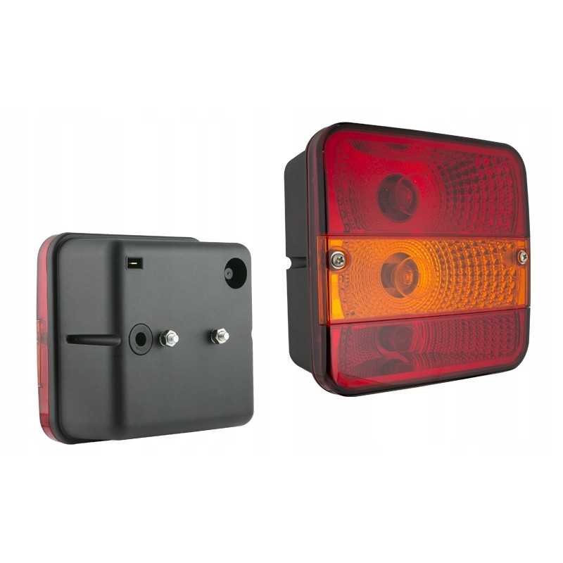 Galinė signalinė lemputė integruota su amortizatoriumi