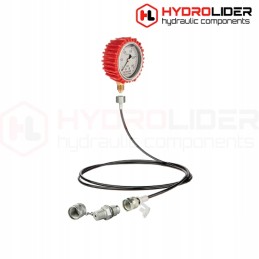 NPTF kabelis 1 4 slėgio matavimas, 250bar manometras