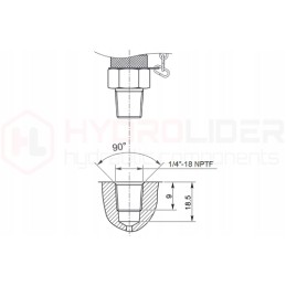 Aptarnavimo komplektas, 250 barų manometras, NTPF kabelis 1 4