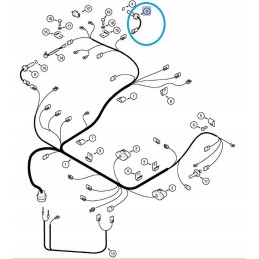 Kelionės greičio jutiklio korpusas mx 392215a1 cnh