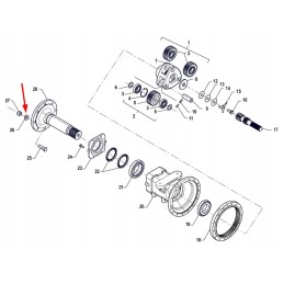 P5s39104118 ratlankio tvirtinimo poveržlė