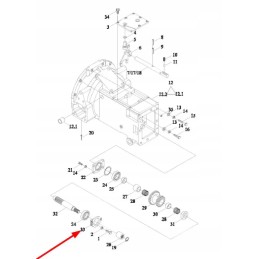 Te250 361f 22 guolių slėgio dangtis