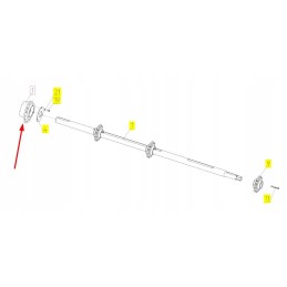 102600101 flanšas su guoliu