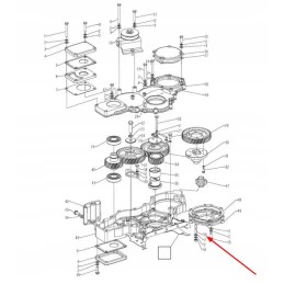 Gbt899 am8x25 kaiščių varžtas m8 x 25