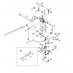 Te2s403010015ak krumpliaračio plieninis vamzdis