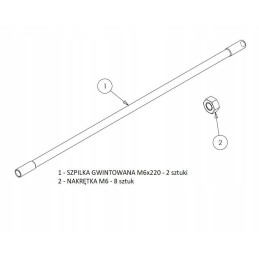 Kaiščių rinkinys 6 svirtims sujungti 3047 joy d
