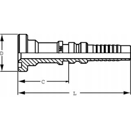 4sh dn20 antgalis, oe38 flanšas 1mm
