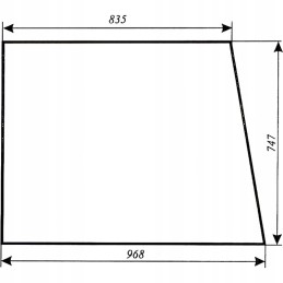 Šoninis langas zetor 5211 7745 3320 7340 tipo k