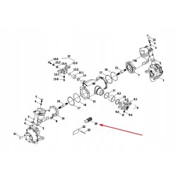Tc02311170050 vairo traukės galo dangtis
