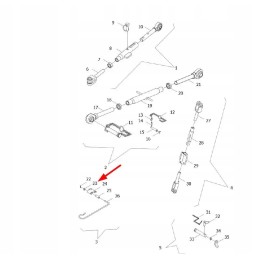 Gbt96 1 6 a3l poveržlė m6 x 18 x 1 5