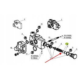 7701026957 hidraulinio vožtuvo poveržlė