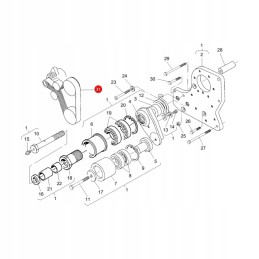 Originalus Massey Ferguson V685121860 trapecinis diržas