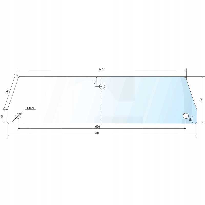 Massey Ferguson 885845 galinis langas