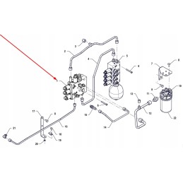 P5p37801009 hidraulinio vožtuvo blokas