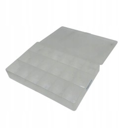 Didelis konteineris su skyreliais 275x185x40 skirtas