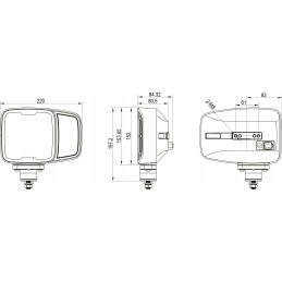 LED žibintas 12 24 liko homologacija
