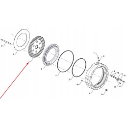 P5s43105113 stabdžių frikcinis diskas