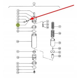 088818 0 tepalų siurblio spyruoklė
