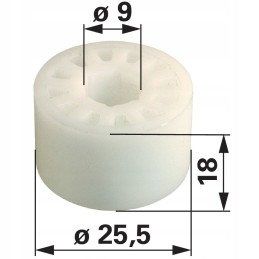 Plastikinės ritininės rankovės fotelio grameris msg95 msg97