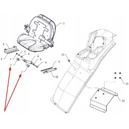 P5s44201126 sėdynės svirties įvorė