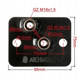 Massey Ferguson MF 235 255 skirstytuvo adapteris