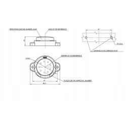 LED šviestuvas 519 priekyje 12 24v