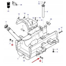 Vkh5055 metalinė-guminė poveržlė