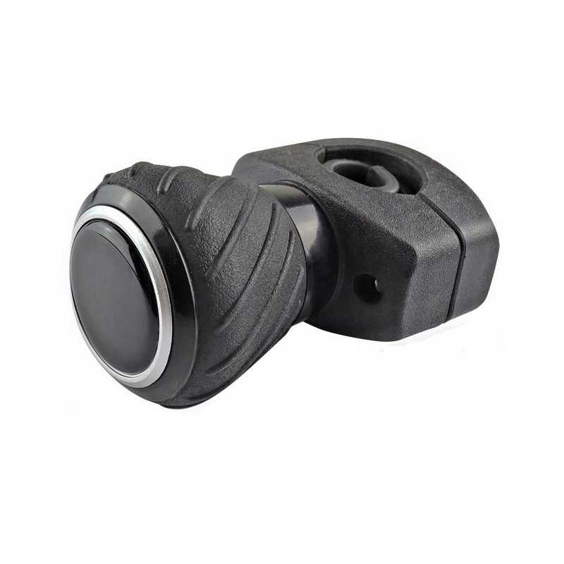 Universali vairo rankenėlė su rutuliniais guoliais, juoda