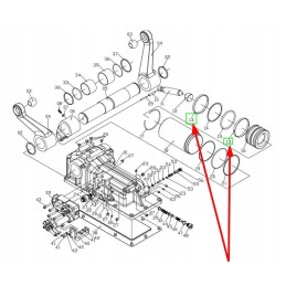 Tb3c551010016 plastikinis stūmoklio kreipiklio žiedas