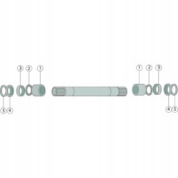 Sandarinimo poveržlė 3040805m1 massey ferguson