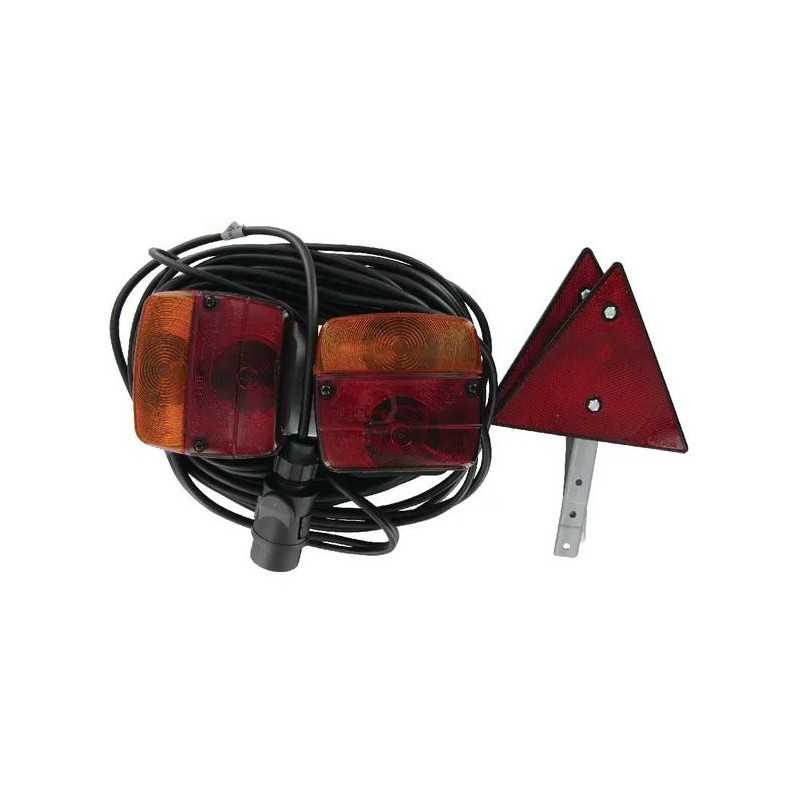 Magnetinių galinių žibintų rinkinys 12m LA91230