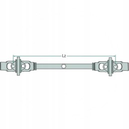Kardaninio veleno dydis f258 3771210258978ww