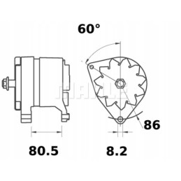 Kintamosios srovės generatorius 14v 70a mg 212 mc cormick