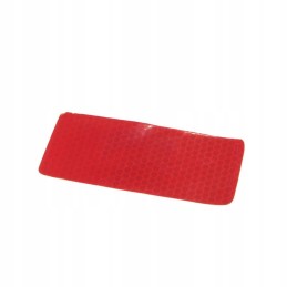 Raudonas šviesą atspindintis lipdukas 11x5cm