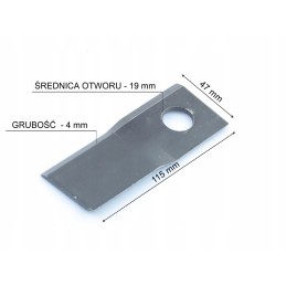 Claas dešinės vejapjovės peilis 952042 0 9520420 52595204