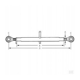 Viršutinė jungtis 295 375 mm fi 19 4 centrinė