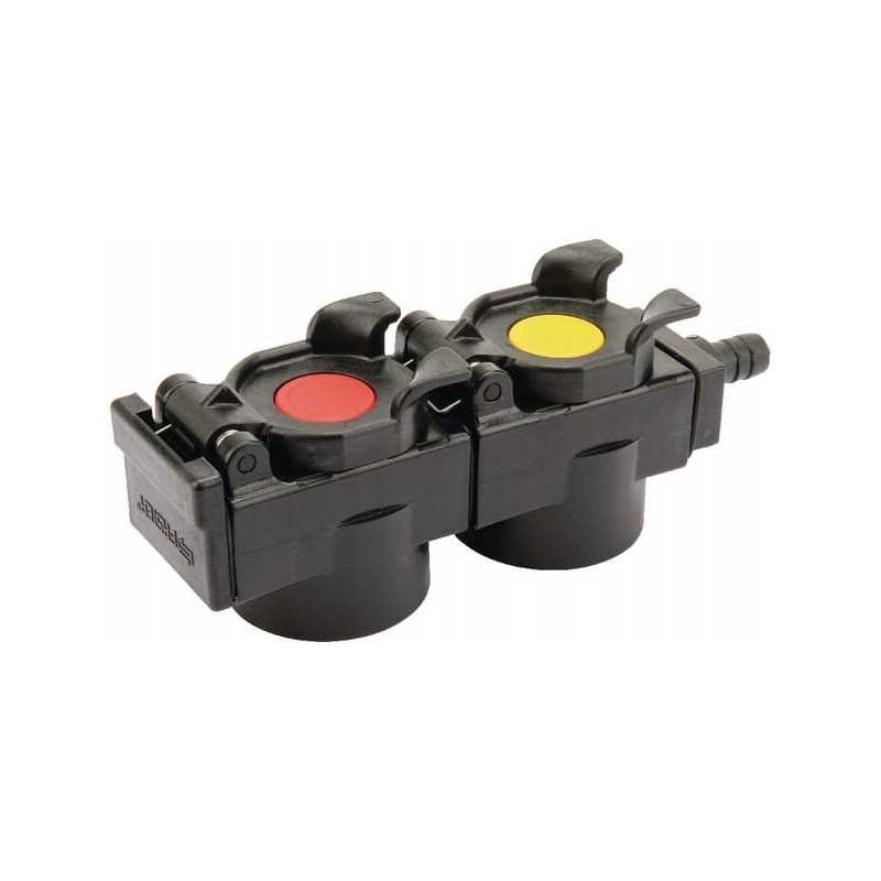 Alyvos surinkimo dangtelis, geltonas, raudonas, 55 mm