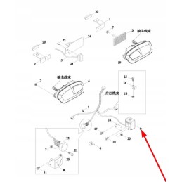 Ts04484080002k priekinio stiklo plovimo skysčio bakelis