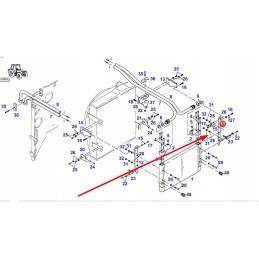 H824100470100 radiatoriaus laikiklis