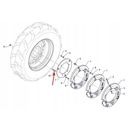 P5s95001113 srieginis tarpiklis m16 x 2 0