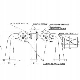 Šoninis žymeklis l baltas raudonas LED buvo 138l